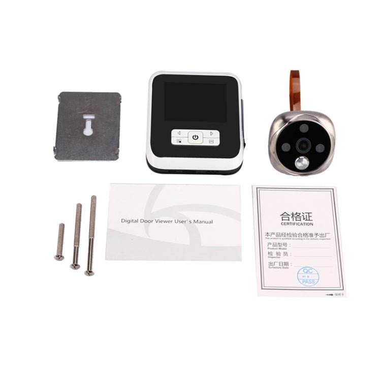 M530 3.0 inch TFT Display 3.0MP Camera Video Digital Door Viewer, Support TF Card (32GB Max) & Infrared Night Vision - Trustpick