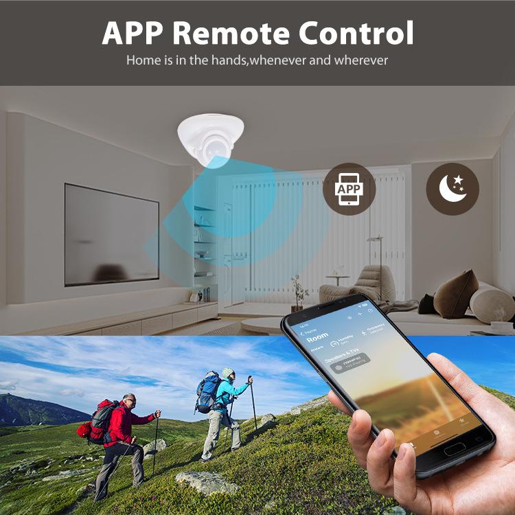 Matter Thread USB - C Power PIR Motion Sensor Smart Home System Compatible With Tuya App Remote Control - Trustpick