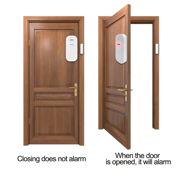 MC - 05 130dB Remote Door Magnetic Alarm With Light Reminder - Trustpick