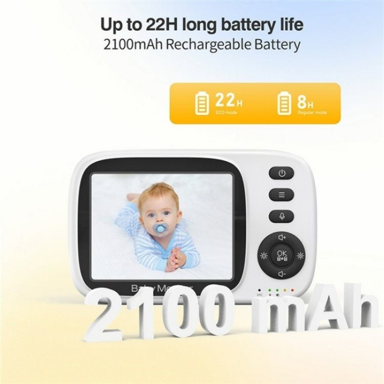 MC632A 2 Way Voice Talk Temperature Monitoring Baby Camera 3.2 inch Screen Baby Monitor - Trustpick
