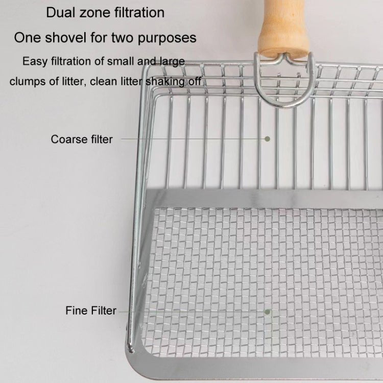 Metal Cat Litter Scoop Partition Filter Shovel Pet Care Cleaning Tool - Trustpick