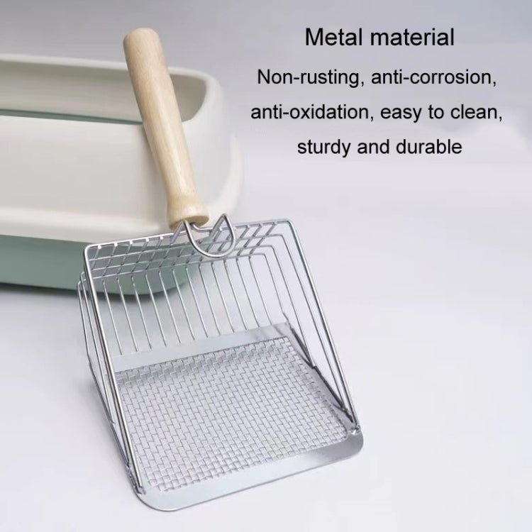 Metal Cat Litter Scoop Partition Filter Shovel Pet Care Cleaning Tool - Trustpick