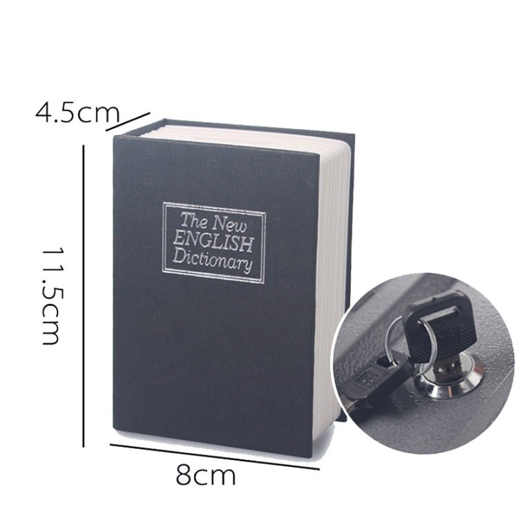 Mini Dictionary Safe Box Book Secret Security Lock Cash Money Coin Storage Jewellery key Locker - Trustpick