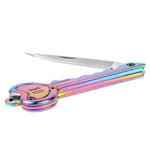 Mini Key Knife Tactical Camp Outdoor Keyring Ring Keychain Fold Self Defense Security Multi Tool - Trustpick