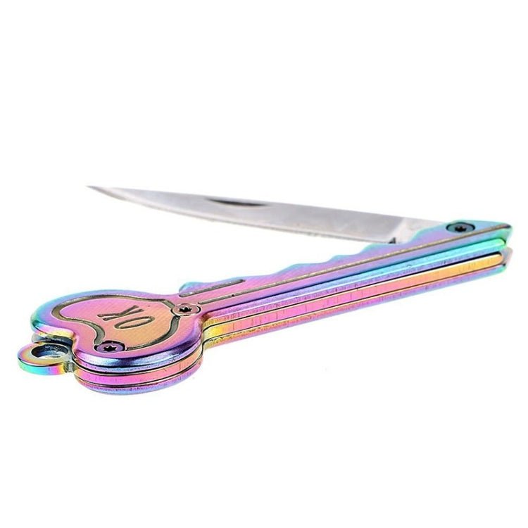 Mini Key Knife Tactical Camp Outdoor Keyring Ring Keychain Fold Self Defense Security Multi Tool - Trustpick