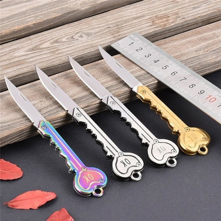 Mini Key Knife Tactical Camp Outdoor Keyring Ring Keychain Fold Self Defense Security Multi Tool - Trustpick