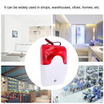 Mini Wired Red Strobe Siren for Burglar Security Alarm - Trustpick
