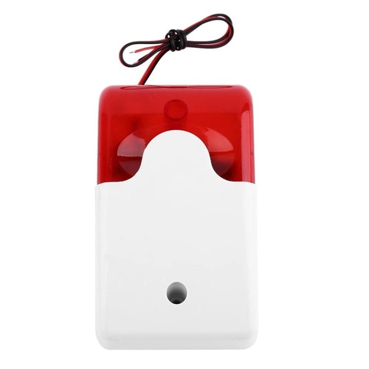Mini Wired Red Strobe Siren for Burglar Security Alarm - Trustpick