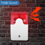 Mini Wired Red Strobe Siren for Burglar Security Alarm - Trustpick