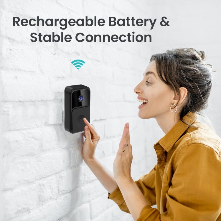 ML19 90 Degree Wide Angle Wireless Smart Video Doorbell - Trustpick