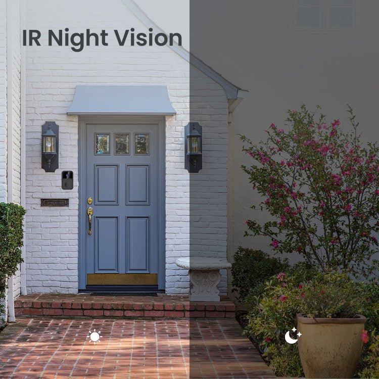 ML19 90 Degree Wide Angle Wireless Smart Video Doorbell - Trustpick