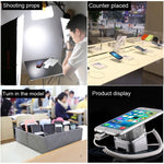 Mobile Phone Anti - theft Alarm Display Stand with Remote Control for iPhone & iPod with 8 - Pin Port - Trustpick
