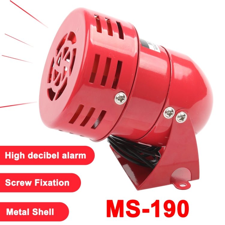 MS - 190 Mini Motor Alarm Wind Screw Buzzer - Trustpick