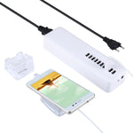 Mult - Port Security HUB + Mobile Phone Anti - theft Alarm Display Stand with Remote Control for Mobile Phones with Micro - USB Port - Trustpick