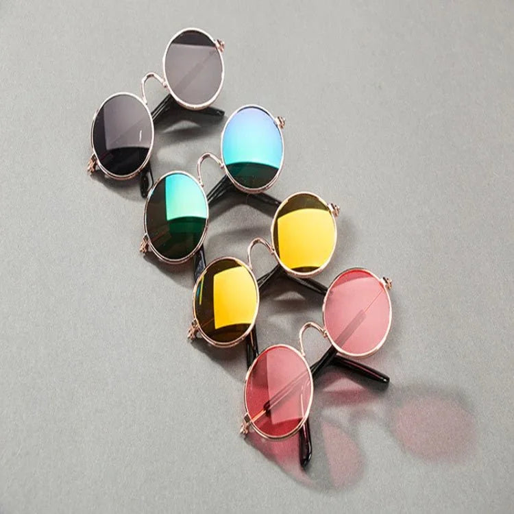 Multicolored Eye - wear Pet Cat Dog Fashion Sunglasses UV Sun Glasses Eye Protection - Trustpick