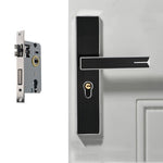 Mute Strong Magnetic Aluminum Alloy Interior Door Lock Door Bedroom Hardware Handle Lock - Trustpick