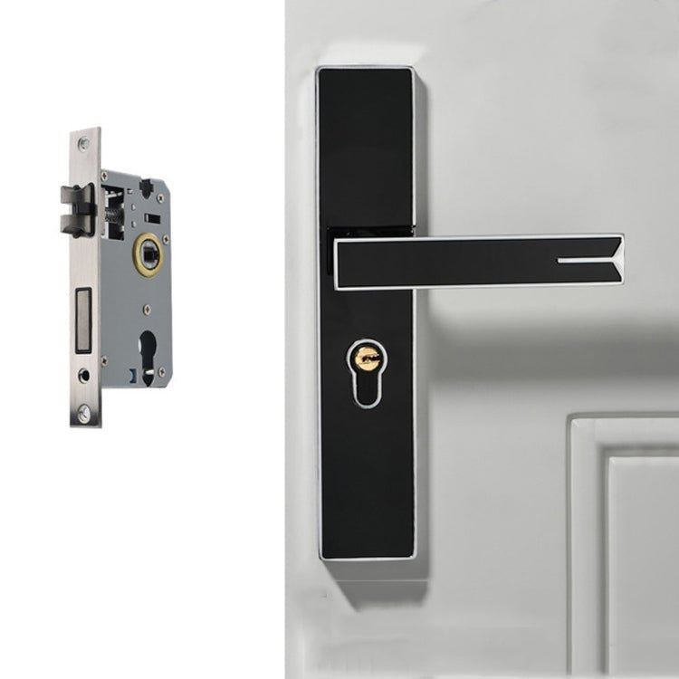 Mute Strong Magnetic Aluminum Alloy Interior Door Lock Door Bedroom Hardware Handle Lock - Trustpick