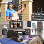 N15K - 2T1 - B 110dB IP55 Waterproof Wireless Doorbell, Receiver x 1 and Transmitter x 2, US Plug - Trustpick