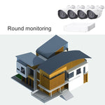 N4B - Mini/L 4 Ch 720P 1.0 Mega Pixel IP Camera NVR Kit, Support Night Vision / Motion Detection, IR Distance: 20m - Trustpick