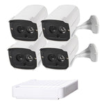N4B7 - Mini/L 4 Ch 720P 1.0 Mega Pixel IP Camera NVR Kit, Support Night Vision / Motion Detection, IR Distance: 20m - Trustpick