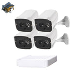 N4B7 - Mini/L 4 Ch 720P 1.0 Mega Pixel IP Camera NVR Kit, Support Night Vision / Motion Detection, IR Distance: 20m - Trustpick