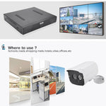 N4B7M 4Ch 960P P2P ONVIF 1.3 Mega Pixel IP Camera NVR Kit, Support Night Vision / Motion Detection, IR Distance: 20m - Trustpick