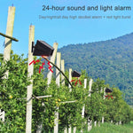 N911F 129dB Wireless Remote Control Solar Human Body Induction Sound Light Alarm - Trustpick