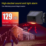 N911F 129dB Wireless Remote Control Solar Human Body Induction Sound Light Alarm - Trustpick