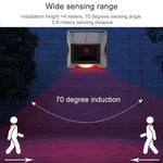 N911F 129dB Wireless Remote Control Solar Human Body Induction Sound Light Alarm - Trustpick