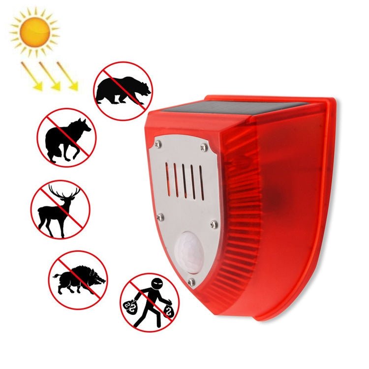 N911M Solar Animal Repeller Outdoor Sound And Light Alarm - Trustpick