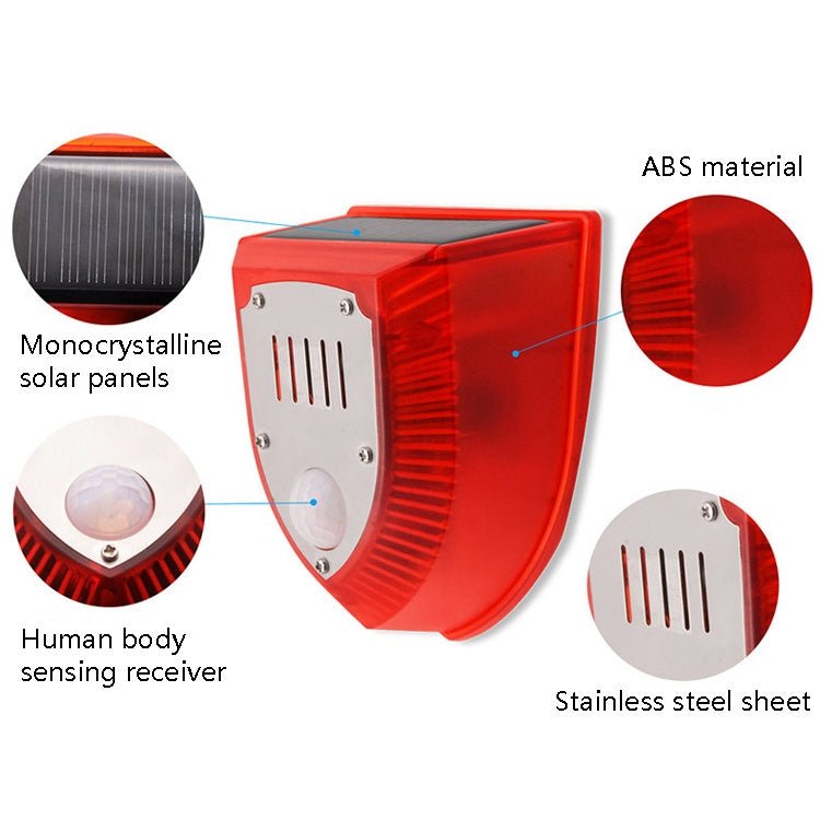 N911M Solar Animal Repeller Outdoor Sound And Light Alarm - Trustpick