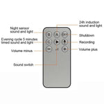 N911N Solar Alarm Infrared Sensor Sound And Light Blast Warning Light Animal Repeller - Trustpick