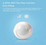 NEO NAS - PD01W Wireless WiFi PIR Detector Motion Sensor, Support Android / IOS systems & Ultra - bright Red LED - Trustpick