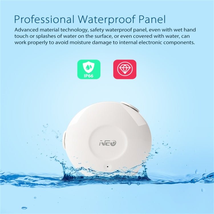 NEO NAS - WS02W WiFi Water Sensor & Flood Detector, Support Android / IOS systems - Trustpick