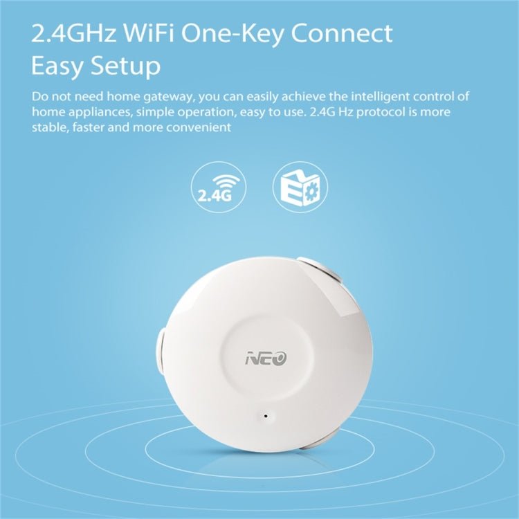 NEO NAS - WS02W WiFi Water Sensor & Flood Detector, Support Android / IOS systems - Trustpick
