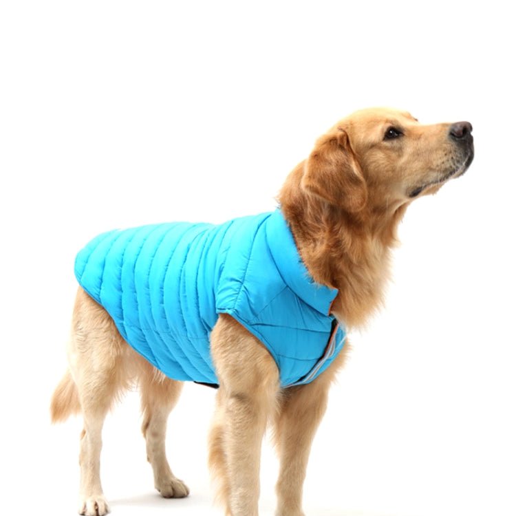 New Autumn and Winter Style Lovely Bone Pattern Pet Dog Reversible Cotton Garment Size:S, Bust: 38 - 43cm, Neck: 26 - 31cm - Trustpick