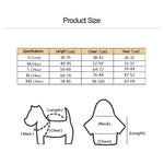 New Autumn and Winter Style Lovely Bone Pattern Pet Dog Reversible Cotton Garment Size:S, Bust: 38 - 43cm, Neck: 26 - 31cm - Trustpick