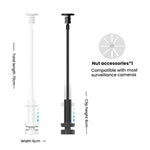 No - Drill Security Camera Mount With Clip Flexible Bendable Bracket Base For Baby Monitor/Webcam - Trustpick