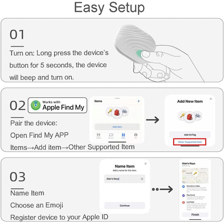 Nutale F11X Bluetooth Phone Key Anti - Lost Tracker Alarm - Trustpick