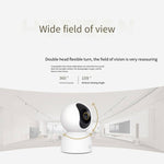 Original Xiaomi Mijia Smart Camera 3 PTZ Version 3K AI Detection Baby Monitor 5MP 360 Degree View Webcam Day & Night Work Infrared Night Vision, With US Plug Adapter - Trustpick