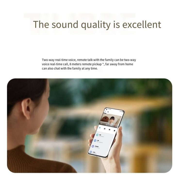 Original Xiaomi Mijia Smart Camera 3 PTZ Version 3K AI Detection Baby Monitor 5MP 360 Degree View Webcam Day & Night Work Infrared Night Vision, With US Plug Adapter - Trustpick