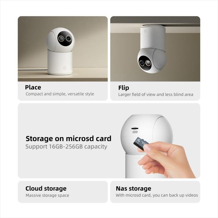 Original Xiaomi Mijia Smart Camera 4 9X Zoom Edition Baby Pet AI Facial Recognition Gesture Call Two - way Voice Camera For Mi Home APP - Trustpick