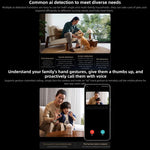 Original Xiaomi Mijia Smart Camera 4 9X Zoom Edition Baby Pet AI Facial Recognition Gesture Call Two - way Voice Camera For Mi Home APP - Trustpick