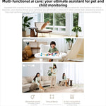 Original Xiaomi Mijia Smart Camera 4 Dual Lens PTZ 360 Degree AI Detection 5MP WiFi 6 Home Security Mi Home APP Camera - Trustpick