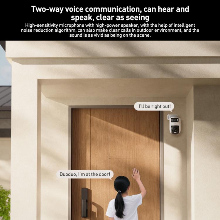 Original Xiaomi Outdoor Camera 4 MJSXJ10HL Dual 5MP 3K Ultra HD IP66 Waterproof - Trustpick