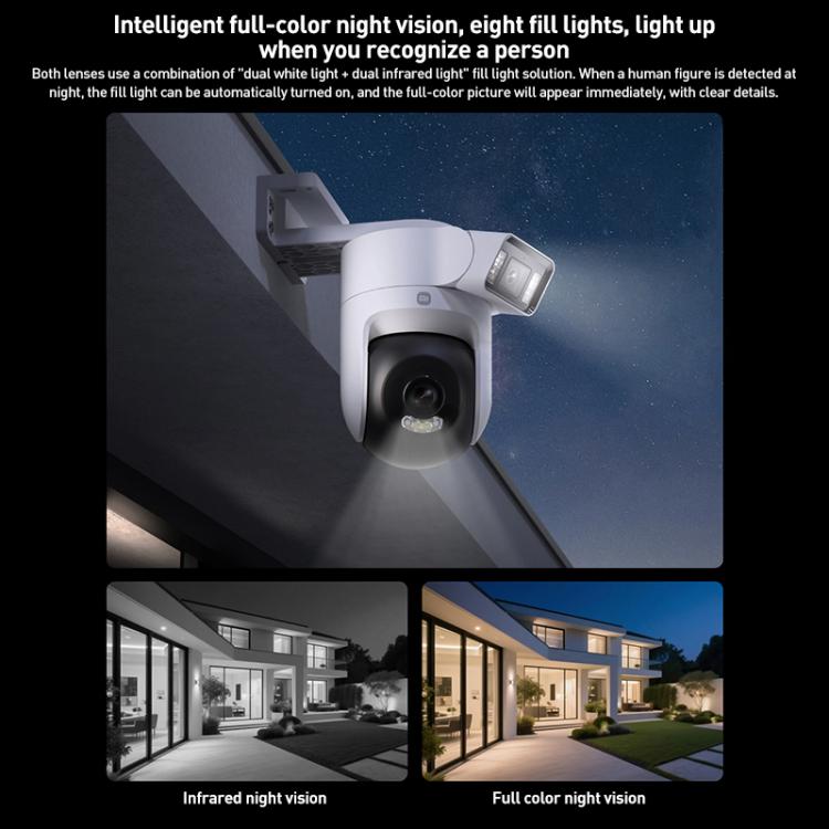 Original Xiaomi Outdoor Camera 4 MJSXJ10HL Dual 5MP 3K Ultra HD IP66 Waterproof - Trustpick