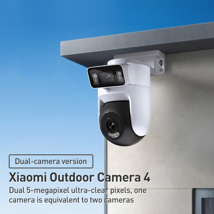 Original Xiaomi Outdoor Camera 4 MJSXJ10HL Dual 5MP 3K Ultra HD IP66 Waterproof - Trustpick