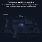 Original Xiaomi Smart Camera 2 PTZ, 360 Degree Panorama 1440P 2.5K Daul Band WiFi Support Micro SD Card, US Plug - Trustpick