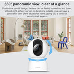 Original Xiaomi Smart Camera 2 PTZ, 360 Degree Panorama 1440P 2.5K Daul Band WiFi Support Micro SD Card, US Plug - Trustpick