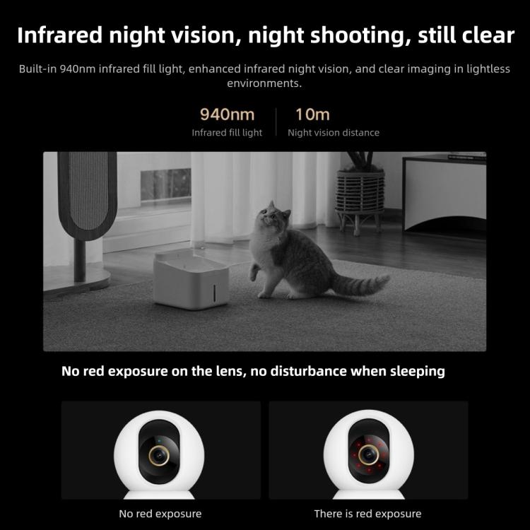 Original Xiaomi Smart Camera 4 4K Dual - band Wi - Fi 6 8MP HDR AI Tracking Night Vision Two - Way Audio Home Security Baby Monitor Pet Camera - Trustpick